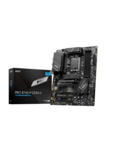 Msi placa base pro b760-p ddr4 ii 14th- 13th- 12th- atx-4xddr4-1 x dp- 1 xhdmi