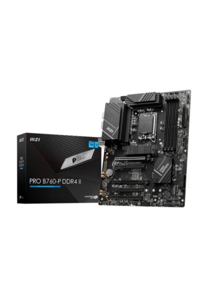 Msi placa base pro b760-p ddr4 ii 14th- 13th- 12th- atx-4xddr4-1 x dp- 1 xhdmi