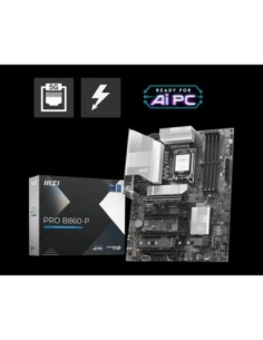 Msi placa base pro b860-p socket 1851 ultra processors (series 2)- 4x ddr5 - 1x hdmi - 4x pci-e