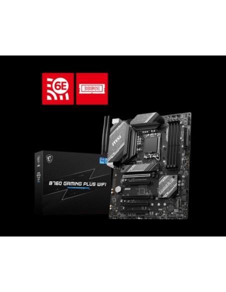 Msi placa base b760 gaming plus wifi intel b760 lga 1700 atx