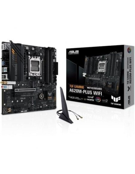 Asus placa base tuf gaming a620m-plus wifi scket am5 micro atx - ddr5