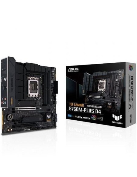 Asus placa base tuf gaming b760m-plus d4 socket 1700 micro atx