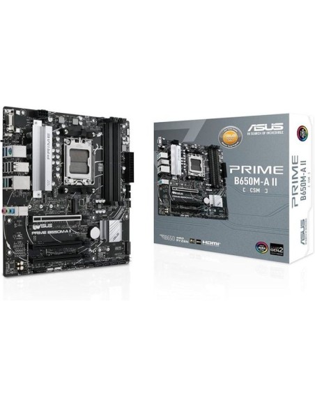 Asus placa base prime b650m-a ii csm socket am5 amd 7000 - 4xddr5 - 2xm.2