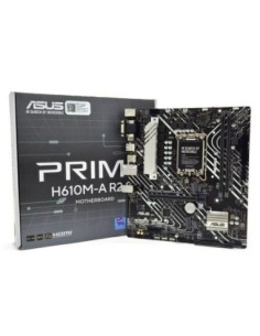 Asus placa base prime h610m-a r2.0 socket 1700 micro atx gen 14 y 13 - 4xddr5- 2xm.2