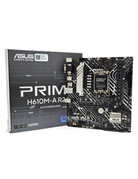 Asus placa base prime h610m-a r2.0 socket 1700 micro atx gen 14 y 13 - 4xddr5- 2xm.2