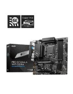 Msi placa base pro b760m-a wifi ddr5 lga1700 gen 12. - 13. - 4xddr5 - 2xm.2