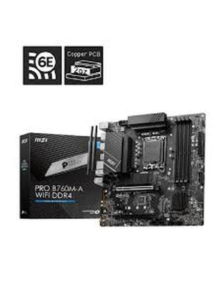 Msi placa base pro b760m-a wifi ddr5 lga1700 gen 12. - 13. - 4xddr5 - 2xm.2