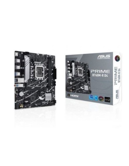 Asus placa base prime b760m-r d4 lga1700 gen 12.-13.-14. - 2x ddr4 - 2xm.2 - 1 x hdmi - 2 x m.2 - matx