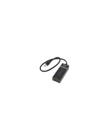 Omega Hub 4 Puertos Ouh34b Usb 3.0 Negro