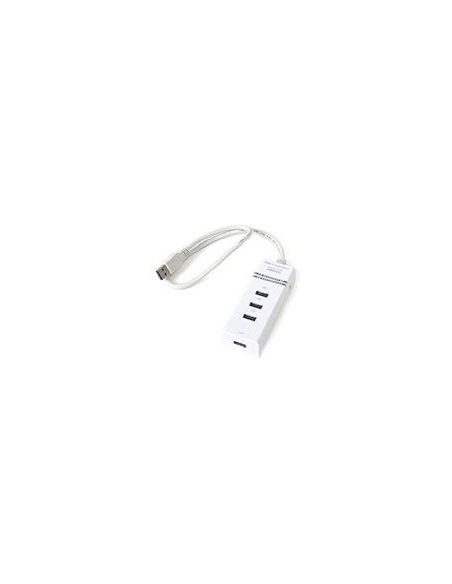 Omega Hub Usb 3.0 4 Puertos Blanco