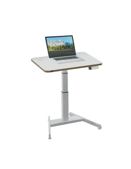 Leitz mesa escritorio ergo compacto electrico blanco regulable en altura electricamente / tablero 80x60