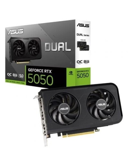Asus tarjeta grafica dual geforce rtx 5050 oc 8gb gddr6