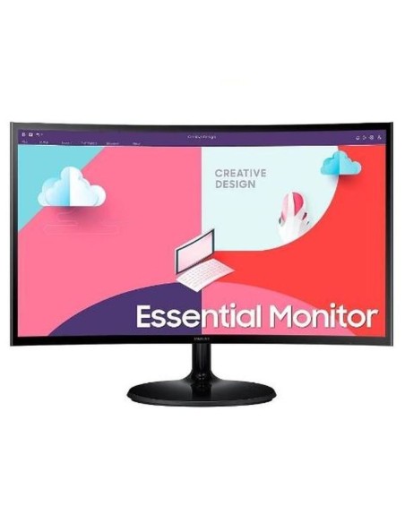 Samsung monitor profesional curvo s3 s36c s27c360eau 27- fhd negro hdmi - 75hz- negro - vesa