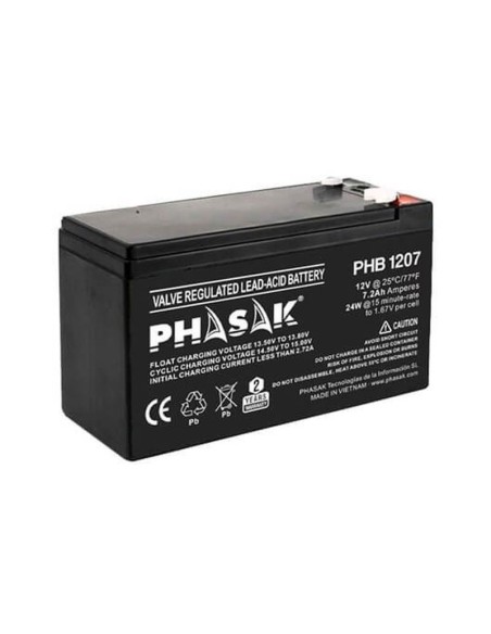 Phasak Bateria Sai -Ups 12v 7.2ah Phb 1207 (151x65x95)