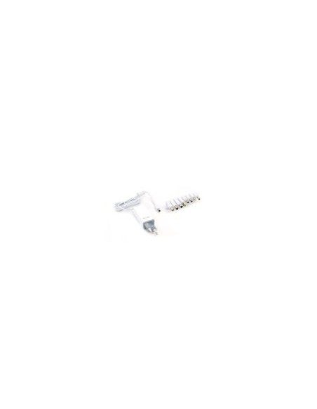Platinet Cargador De Portatil De 60w 8 Clavijas Blanco