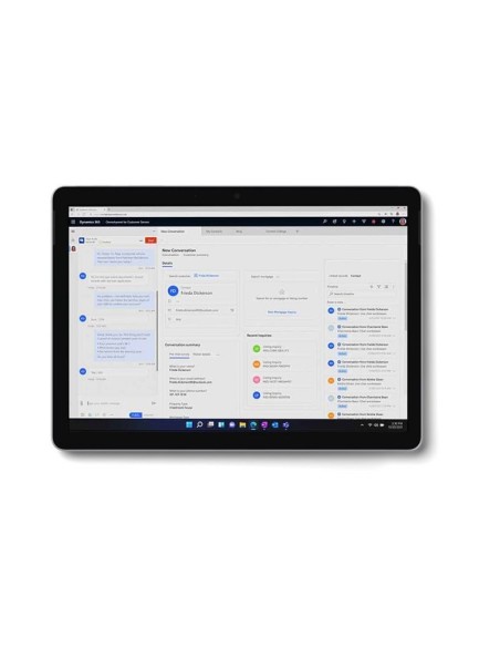 Microsoft surface go 4 plata n200 - 8gb - 128gb ssd - 10.1 - win11 pro