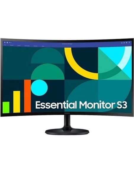 Samsung monitor profesional essential s3 s36gd s24d362gau 24 negro hdmi - vga - 100hz- va- negro - vesa