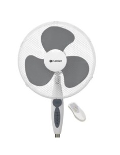Platinet Ventilador Prsf16g De Pie Con Mando A Distancia Gris
