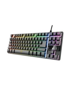 Trust teclado gaming gxt 833 thado metalico