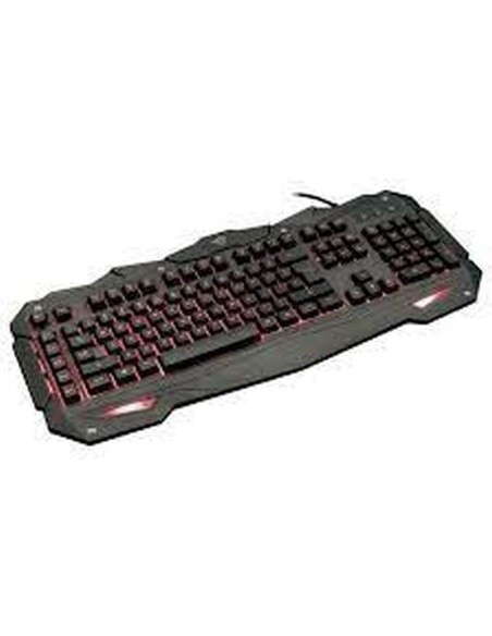 Trust teclado gaming gtx 840 myra 21977 (caja deteriorada) iluminacion led 3 colores 5 teclas programables usb
