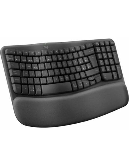 Logitech teclado bluetooth wave keys negro