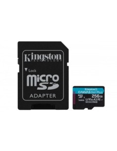 Kingston Micro Sd Dxc Canvas Go Plus 170r A2 U3 V30 Sdcg3 -256gb +Adapt
