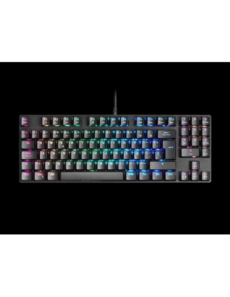Mars gaming teclado mecanico compacto tkl mkrevoprobes negro switch outemu pro blue chipset vision mcu iluminacion full rgb pad