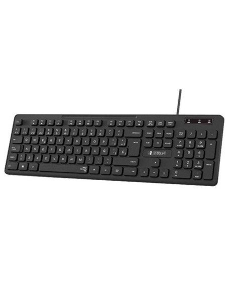 Subblim teclado business slim silencioso- negro