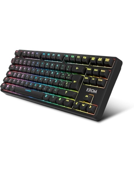 Krom teclado compacto gaming kernel pro mecanico rgb