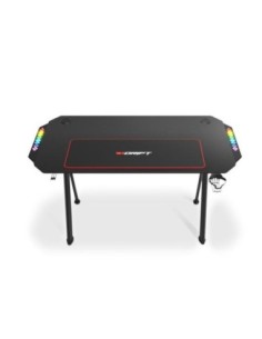 Drift mesa gaming drift dz175 rgb soporte auriculares y bebida - alfombrilla- 120x60cm