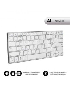 Subblim teclado bluetooth 3adc200 advance compact plata