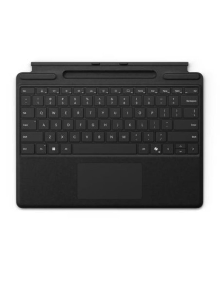 Microsoft teclado surface pro 10 negro con ranura para el lapiz