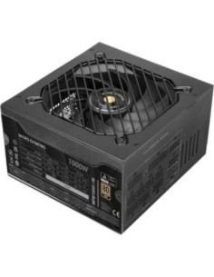 Mars gaming fuente de alimentacion mpb1000sim 1000w 80 plus gold negra ventilador 14cm