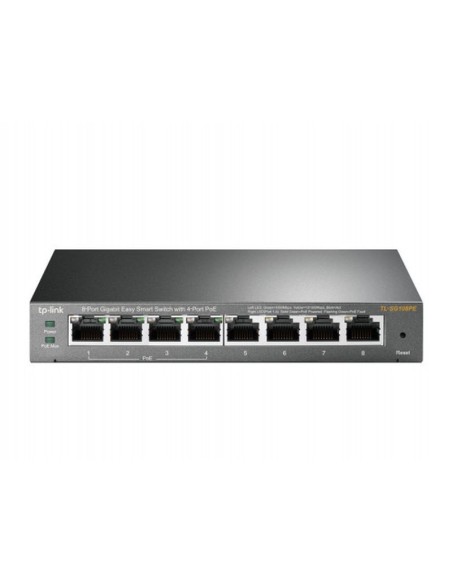 Tp-Link Switch Easysmart De 8 Puertos Gigabit Con 4 Puertos Poe