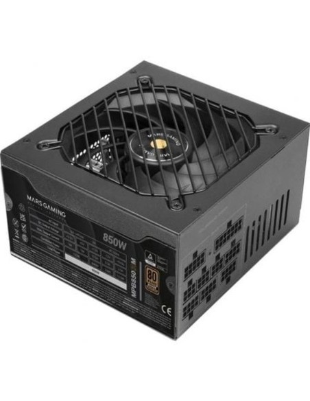 Mars gaming fuente de alimentacion mpb850sim 850w 80 plus bronze ventilador 14cm