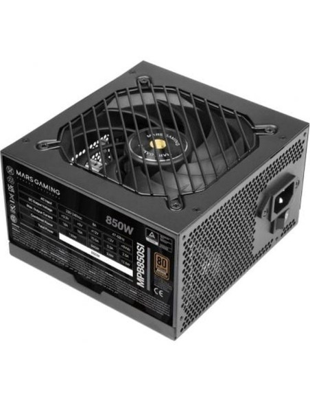 Mars gaming fuente de alimentacion mpb850si 850w 80 plus bronze ventilador 12cm