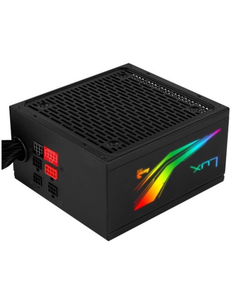Aerocool fuente de alimetacion lux rgb 550w 80 plus bronze modular
