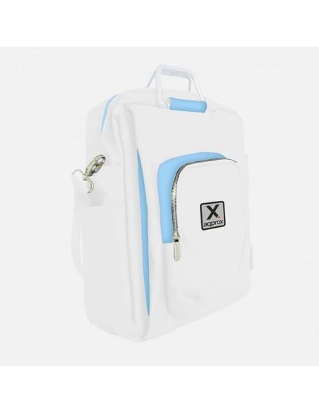 Approx mochila de portatil 15.6 diseño a color blanco y azul