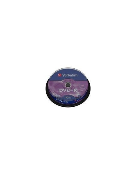 Verbatim Dvd+R 4.7gb 16x 120min Bote 10