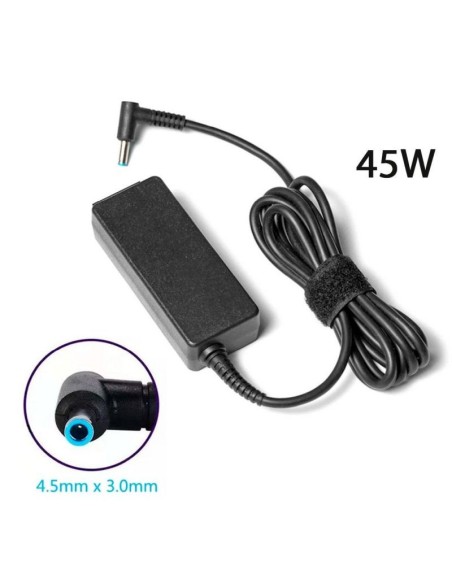 Cargador para portátil hp 45w 19.5v 2.31a 4.5 mm x 3.0 mm pin central- m-104