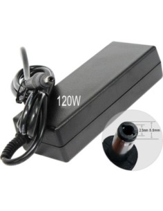Cargador para portátil acer - asus - toshiba 120w 19v 6.32a 5.5 mm x 2.5 mm - 6352