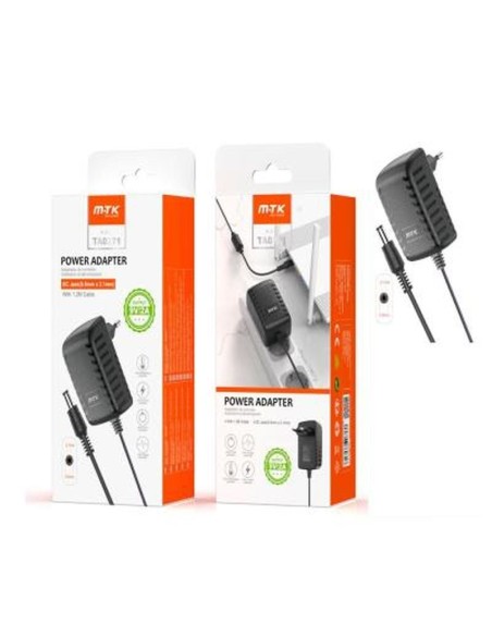 Mtk cargador universal 18w ta0371 para router - lcd - portatil 9v 2a 5.5x2.1mm - 0053712