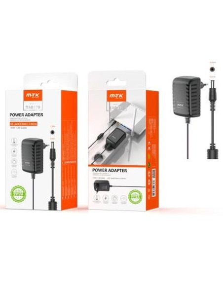 Mtk cargador universal 18w ta0370 para router - lcd - portatil 9v 2a 5.5x2.5mm - 0053702
