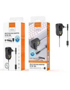 Mtk cargador universal manual 12w 1a - 3v-12v - 6 conectores - 1.2m - ta0363 - mtk - 0053632