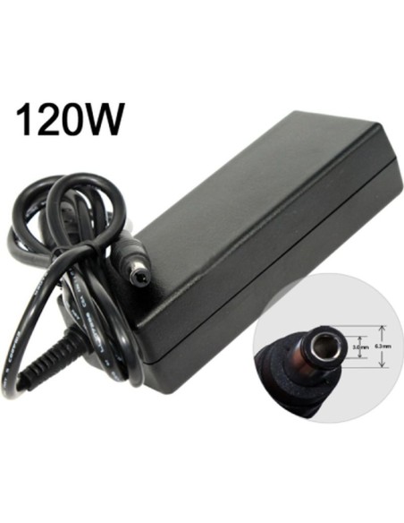 Cargador para portátil toshiba 120w 15v 8a 6.3 mm x 3.0 mm - 8063