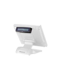 Posiflex visor trasero lcd 2x20 pd-360n negro rs232 para ps-3315