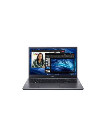 Acer portatil extensa 15 ex215-55-71de gris acero i7-1255u/8gb/ssd 512gb/15.6/w11h