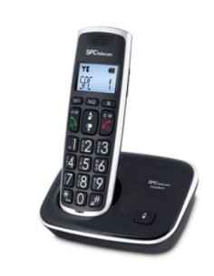Spc telefono inalambrico telecom 7608- negro