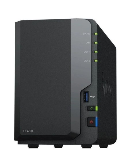 Synology nas 2 bahias diskstation ds223 3.5-2.5- 2gb ddr4- formato torre