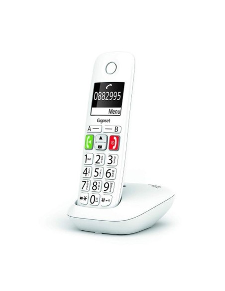 Gigaset telefono inalambrico dect e290 teclas grandes blanco